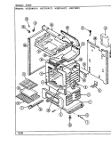 OVEN Diagram and Parts List for H3221WRV  Hardwick Range