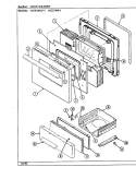 DOOR / DRAWER (H3131WRx, H3221WRV) Diagram and Parts List for H3221WRV  Hardwick Range