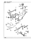 GAS CONTROLS Diagram and Parts List for H3478XRA  Hardwick Range