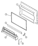 Part Location Diagram of 70025-17 Whirlpool GASKET