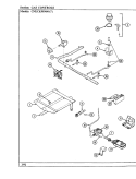 GAS CONTROLS Diagram and Parts List for CKM9641W589RGC  Hardwick Range