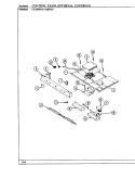 INTERNAL CONTROLS Diagram and Parts List for CPM9841W689DG  Hardwick Range