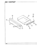 DRAWER Diagram and Parts List for CPM9841KW689DG  Hardwick Range