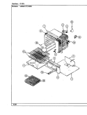 OVEN Diagram and Parts List for SM9642W580R  Hardwick Range
