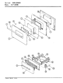 DOOR / DRAWER (CGx3D5WK) Diagram and Parts List for CGW3D5WK  Crosley Range