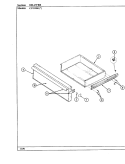 DRAWER Diagram and Parts List for CPG9841W579A  Hardwick Range