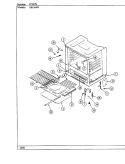 OVEN Diagram and Parts List for SKG4622MGW639R  Hardwick Range