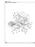 OVEN Diagram and Parts List for H4131WRA  Hardwick Range