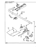 GAS CONTROLS (H4100PRx) Diagram and Parts List for H4100PRW  Hardwick Range