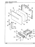 DOOR / DRAWER (H4100PRx) Diagram and Parts List for H4100PRW  Hardwick Range