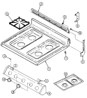 Part Location Diagram of 7731P090-60 Whirlpool KNOB