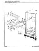 FRESH FOOD COMPARTMENT Diagram and Parts List for CNT17W7A CC37A Crosley Refrigerator