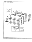 FREEZER DOOR Diagram and Parts List for CNT21W7A CC72A Crosley Refrigerator