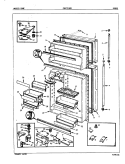 DOORS Diagram and Parts List for CNNT218BVA 5D64A Amana Refrigerator