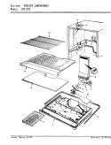 FREEZER COMPARTMENT Diagram and Parts List for CNT17R5 7D63A Crosley Refrigerator