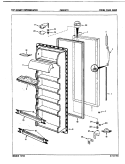 FRESH FOOD DOOR Diagram and Parts List for CNS20T6A 8L05A Amana Refrigerator