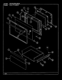 DOOR / DRAWER Diagram and Parts List for EPG9-77A589GF  Hardwick Range