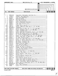 Unit Compartment And System Page 2 Diagram and Parts List for 22902-OA  Admiral Refrigerator