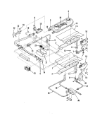 GAS CONTROLS Diagram and Parts List for 34GA-2CKX  Magic Chef Range
