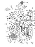 Part Location Diagram of 3406F025-51 Whirlpool USE WPL 3406F027-51