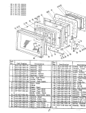 Part Location Diagram of MB10300150 Whirlpool BEARING, DOOR NLA