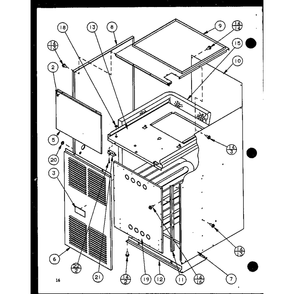 Diagram 5 Diagram and Parts List for GCI140A35 P9811208F Amana Furnace