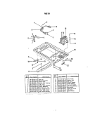 TRANSFORMER & FUSE Diagram and Parts List for M210  Hardwick Microwave
