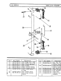 DOOR LATCH ASSEMBLY Diagram and Parts List for M240  Hardwick Microwave