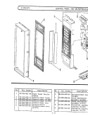 CONTROL PANEL / MICROPROCESSOR (M260, M270) Diagram and Parts List for M240  Hardwick Microwave