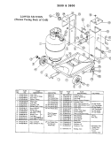 LOWER SECTION Diagram and Parts List for 3500  Hoover Smoker