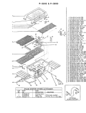 UPPER SECTION Diagram and Parts List for F3500  Hardwick Smoker