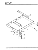 BURNER BOX Diagram and Parts List for 89L-6  Maytag Cooktop