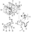 INTERNAL CONTROLS Diagram and Parts List for DM46H-3B-R  Maytag Microwave