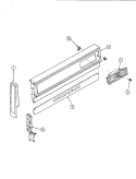 Part Location Diagram of 4005F034-80 Whirlpool NLACOVER, BOTTOM