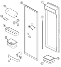 FRESH FOOD INNER DOOR (REV.11) Diagram and Parts List for RSW2400CKE  International Refrigerator