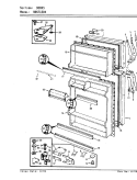 Part Location Diagram of 68951-1 Whirlpool NLANAMEPLATE BEZEL