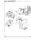 ICE & WATER DISPENSER Diagram and Parts List for HRNS2219A BP31A Hoover Refrigerator