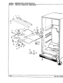 FRESH FOOD COMPARTMENT Diagram and Parts List for HRNT1515A BF10A Hoover Refrigerator