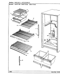 SHELVES & ACCESSORIES Diagram and Parts List for HRNT1716A BF33A Hoover Refrigerator