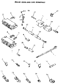 Miscellaneous Diagram and Parts List for NA8831L33938  Speed Queen Washer