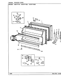 FREEZER DOOR Diagram and Parts List for HRNT1716A BF33A Hoover Refrigerator