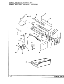 OPTIONAL ICE MAKER KIT Diagram and Parts List for HRNT1716A BF33A Hoover Refrigerator