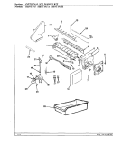 OPTIONAL ICE MAKER KIT Diagram and Parts List for HRNT1917H BF64A Hoover Refrigerator