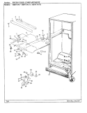 FRESH FOOD COMPARTMENT Diagram and Parts List for HRNT1917A BF53A Hoover Refrigerator