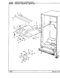FRESH FOOD COMPARTMENT Diagram and Parts List for HRNT1919A BF60A Hoover Refrigerator