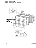 Part Location Diagram of 72045-3-AM Whirlpool Panel, frz. door (alm