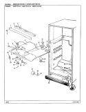 FRESH FOOD COMPARTMENT Diagram and Parts List for HRNT1515A BF10C Hoover Refrigerator