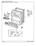 Part Location Diagram of 68473-1-HW Whirlpool PANEL, F.F. DOOR (HW)