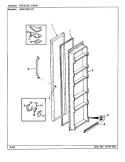 Part Location Diagram of 63686-11 Whirlpool NLAHANDLE