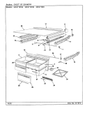 CHEST OF DRAWERS Diagram and Parts List for HRNT1919H CL56A Hoover Refrigerator